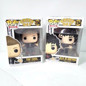 Funko Pop! Rocks Green Day Billie Joe Armstrong #234 Tre Cool #236 NEW Lot of 2